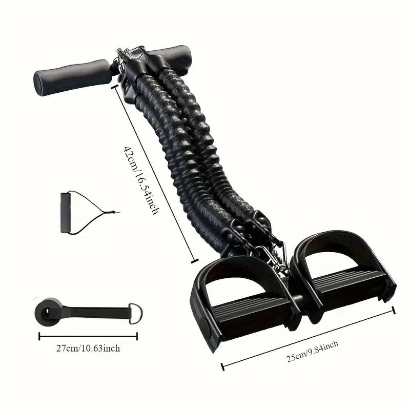 Home Gym Necessities - Pedal Tension Rope Puller Exercise At