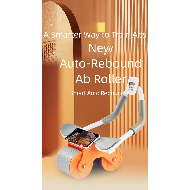 Ab Roller Wheel - Auto Rebound Ab Roller Wheel with
