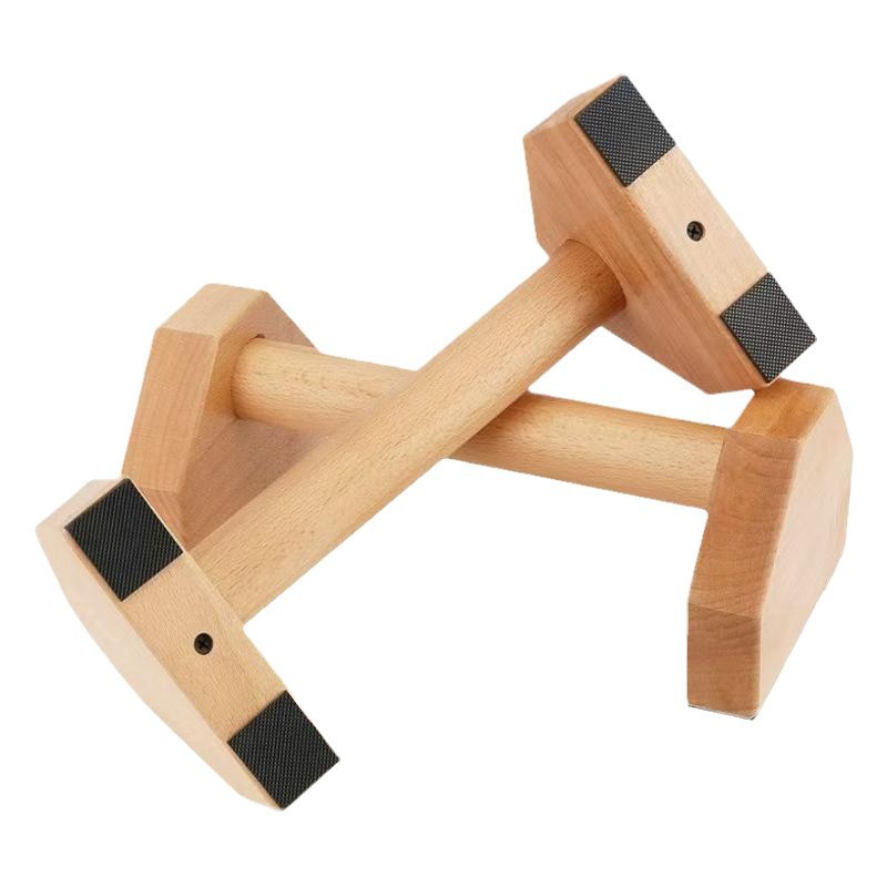 Push Up Stand Bar - Wooden Push-Up Bars Russian Twist Stand
