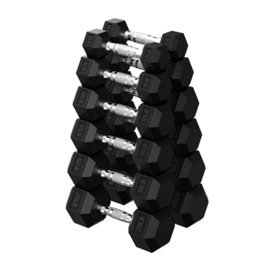Hex Dumbbell 45-480 lb Set Rub - Hex Dumbbell Set 评论和价格