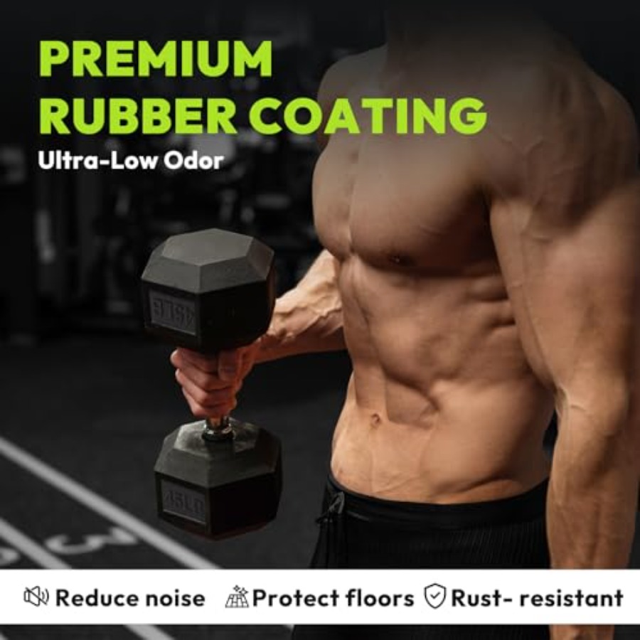 Hex Dumbbell 45-480 lb Set Rub - Hex Dumbbell Set 评论和价格