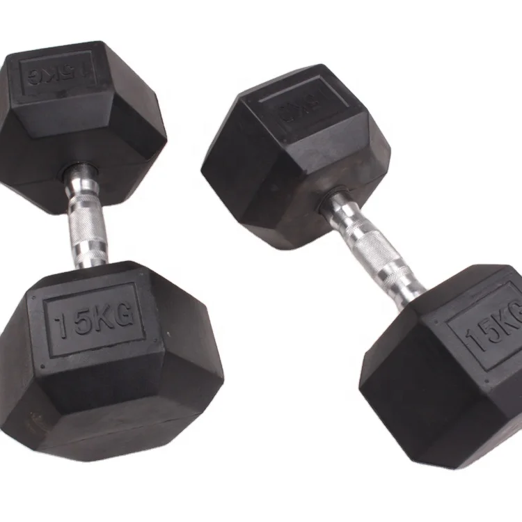 New Product Wholesale Rubber C - Hex Dumbbell Set 评论和价格