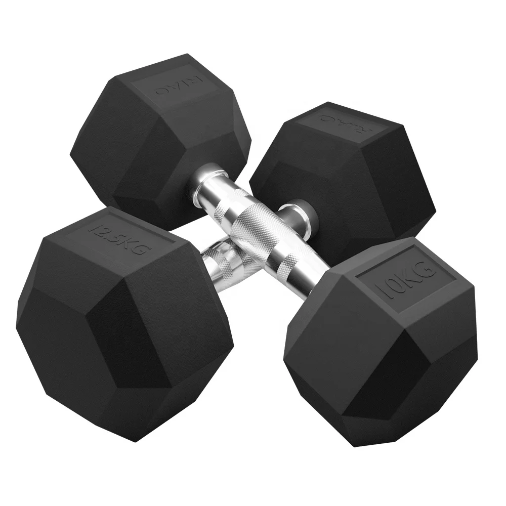 New Product Wholesale Rubber C - Hex Dumbbell Set 评论和价格