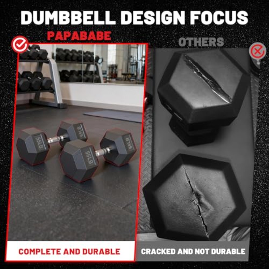 Hex Dumbbell Set 45-550 lb Rub - Hex Dumbbell Set 评论和价格