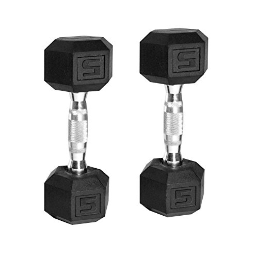 Coated Hex Dumbbell Weight Set - Hex Dumbbell Set 评论和价格