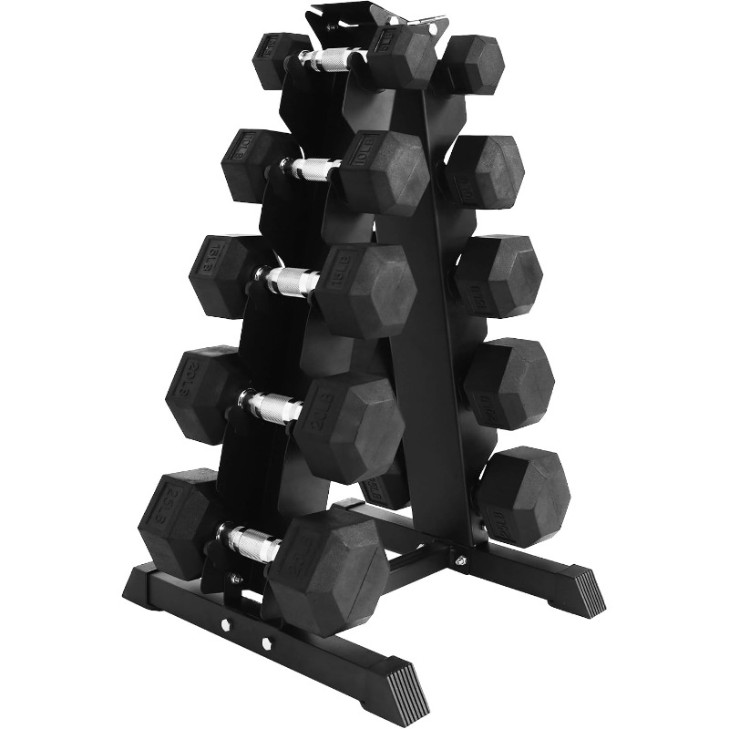 Rubber Coated Hex Dumbbell Wei - Hex Dumbbell Set 评论和价格