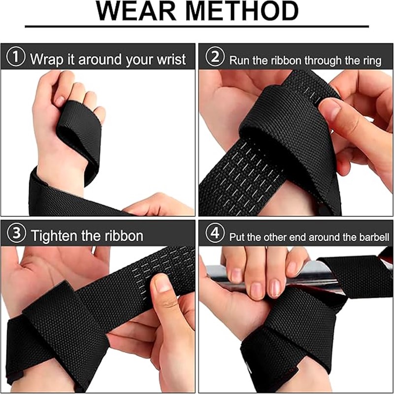 Weightlifting Wrist Straps Str - Lifting Straps Wrist 评论和价格