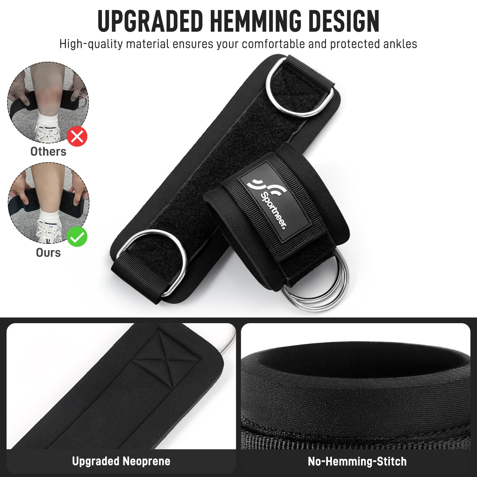 Sportneer Adjustable Ankle Str - Home Gym All In One 评论和价格