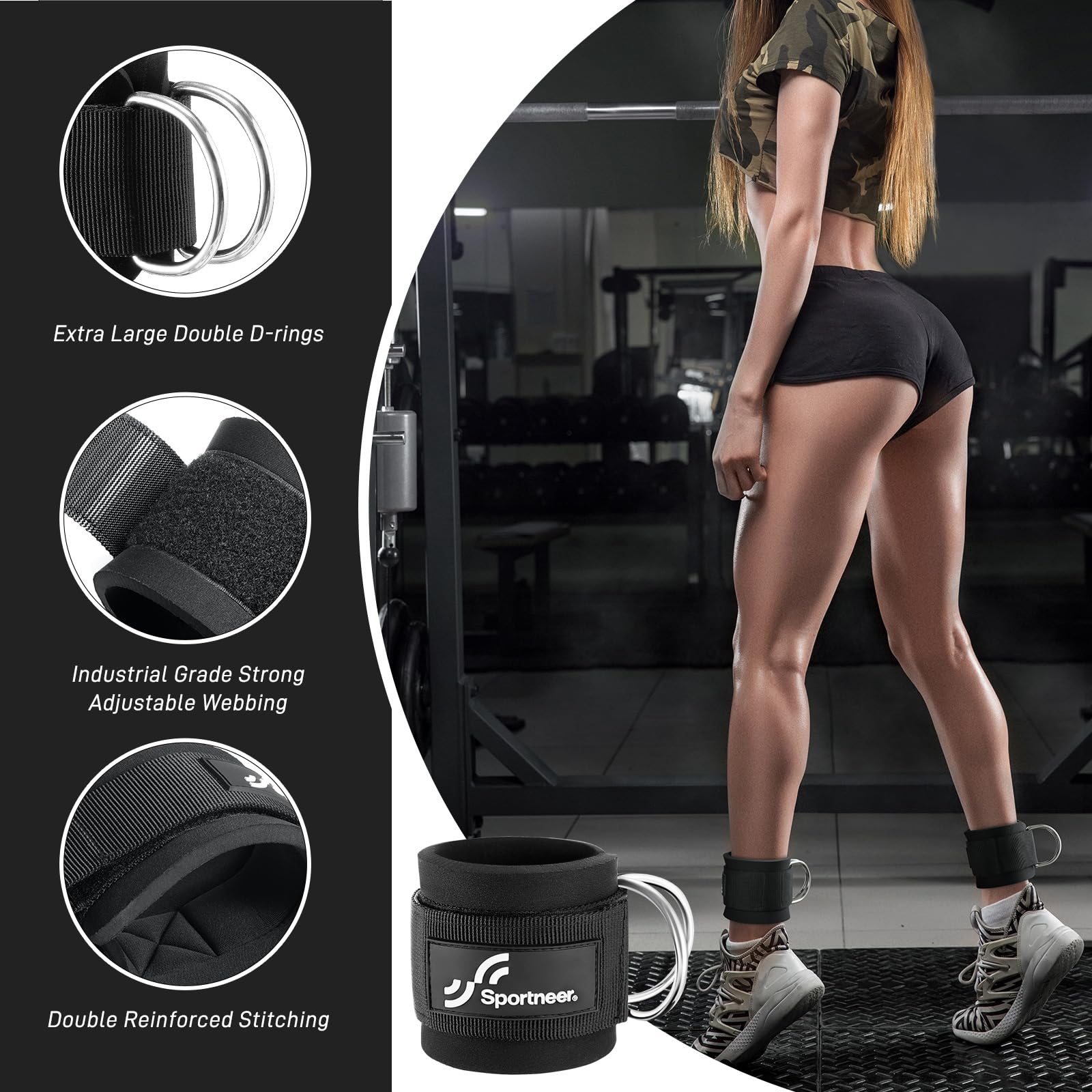 Sportneer Adjustable Ankle Str - Home Gym All In One 评论和价格