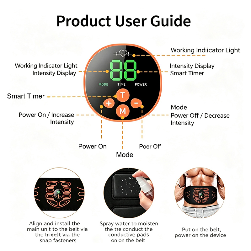 Abdominal Toning Belt Smart Ab - Home Gym Necessities 评论和价格