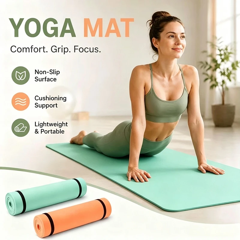 Hot Sale Yoga Mat Pilates Fitn - Home Gym On Carpet 评论和价格