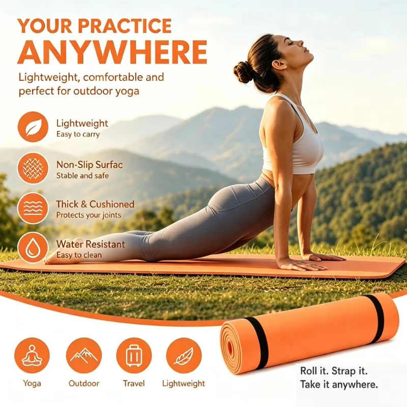 Hot Sale Yoga Mat Pilates Fitn - Home Gym On Carpet 评论和价格