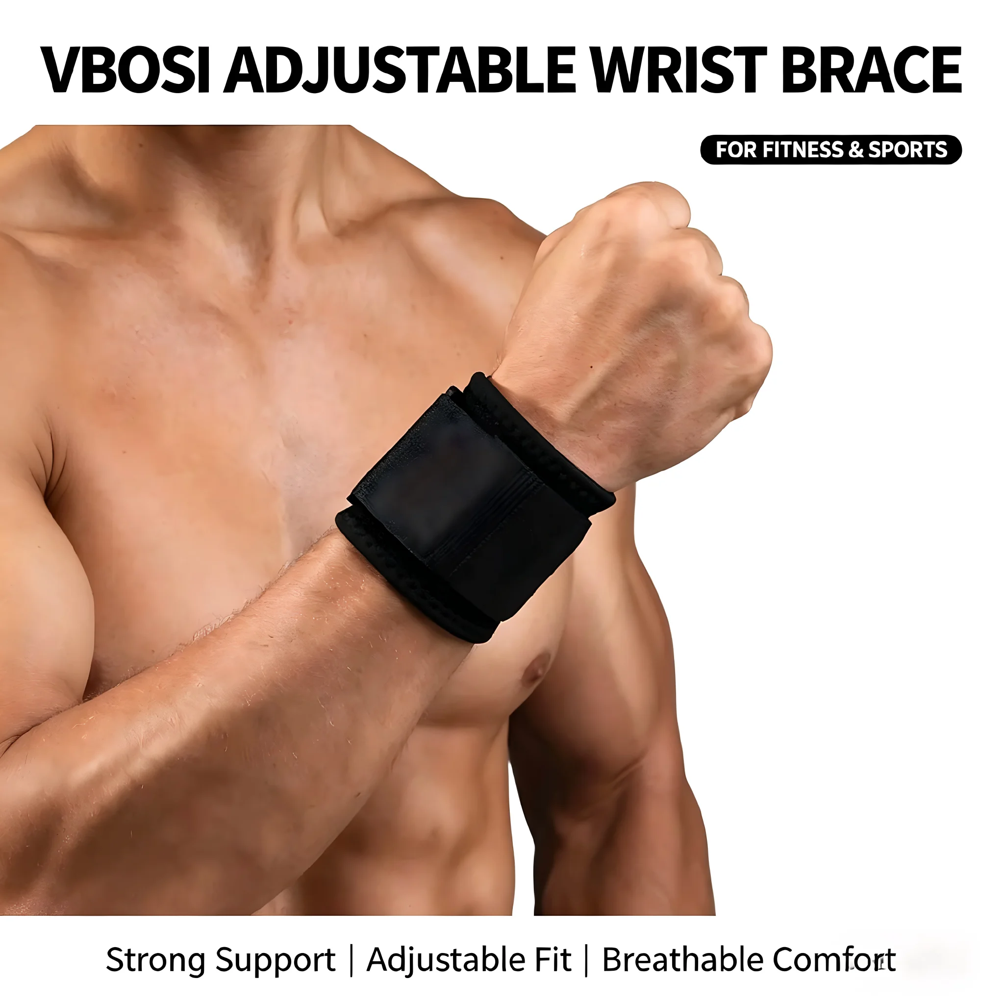 Professional Breathable Wrist  - Lifting Straps Wrist 评论和价格