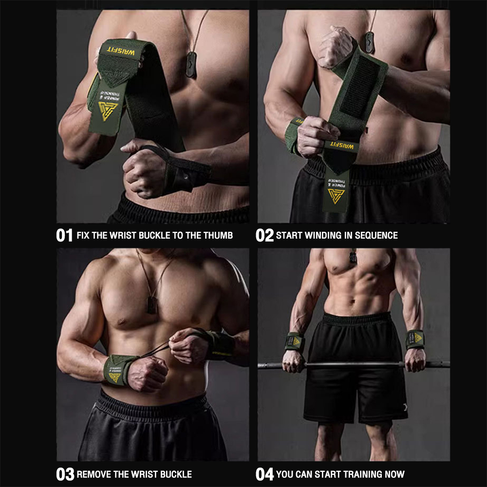 1 Pair Premium Wrist Support F - Lifting Straps Wrist 评论和价格