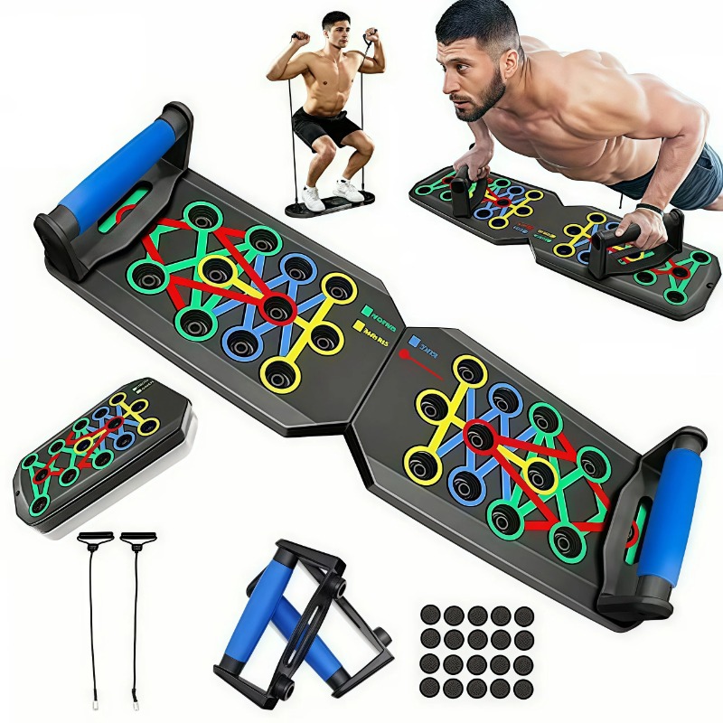 Foldable Push Up Board with Re - Home Gym Necessities 评论和价格