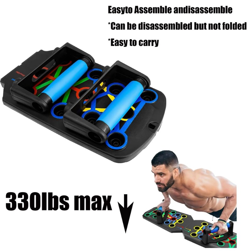 Foldable Push Up Board with Re - Home Gym Necessities 评论和价格